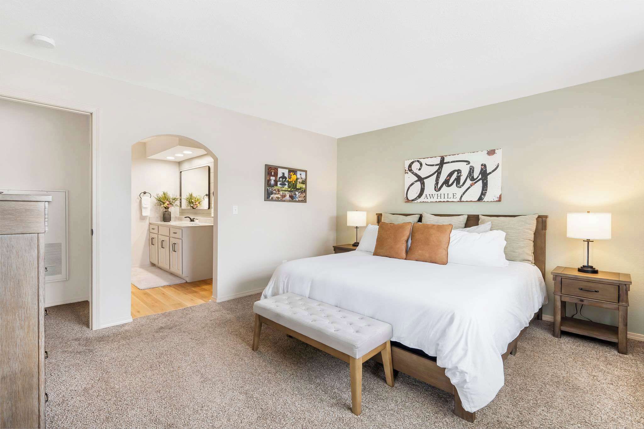 2 bedrooms, iron/ironing board, travel crib, WiFi