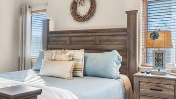 2 bedrooms, iron/ironing board, travel crib, WiFi