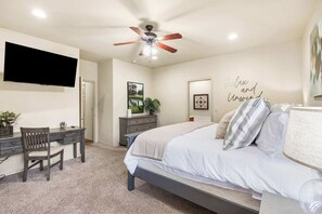 3 bedrooms, iron/ironing board, travel crib, WiFi