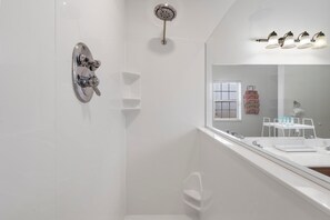 Shower, hair dryer