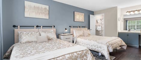 2 habitaciones, tabla de planchar con plancha, wifi y ropa de cama