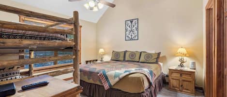 2 bedrooms, iron/ironing board, travel crib, WiFi