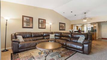 TV, DVD player, offices