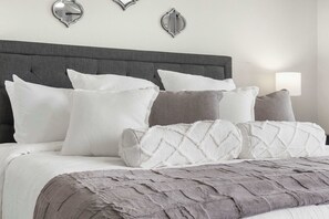 2 bedrooms, iron/ironing board, travel crib, WiFi