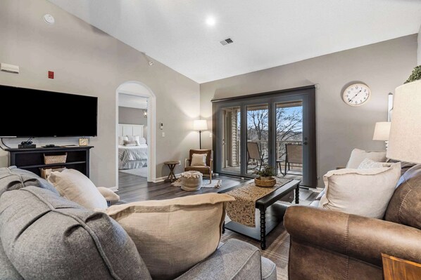 2 bedrooms, iron/ironing board, travel crib, WiFi