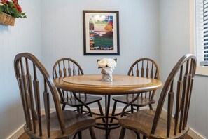 Dining table with seating for 4
