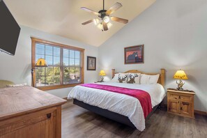 3 bedrooms, iron/ironing board, travel cot, WiFi