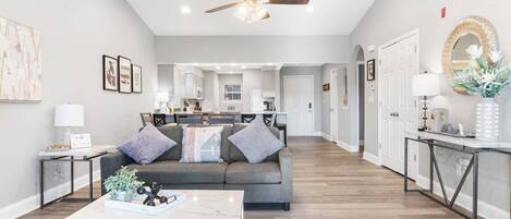 TV, DVD player, offices