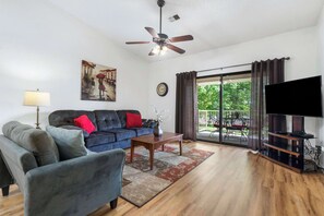 TV, DVD player, offices