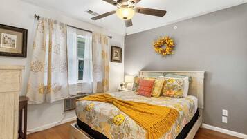 2 bedrooms, iron/ironing board, travel crib, WiFi