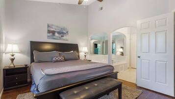 4 bedrooms, iron/ironing board, travel crib, WiFi