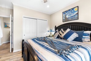 4 bedrooms, iron/ironing board, travel crib, WiFi