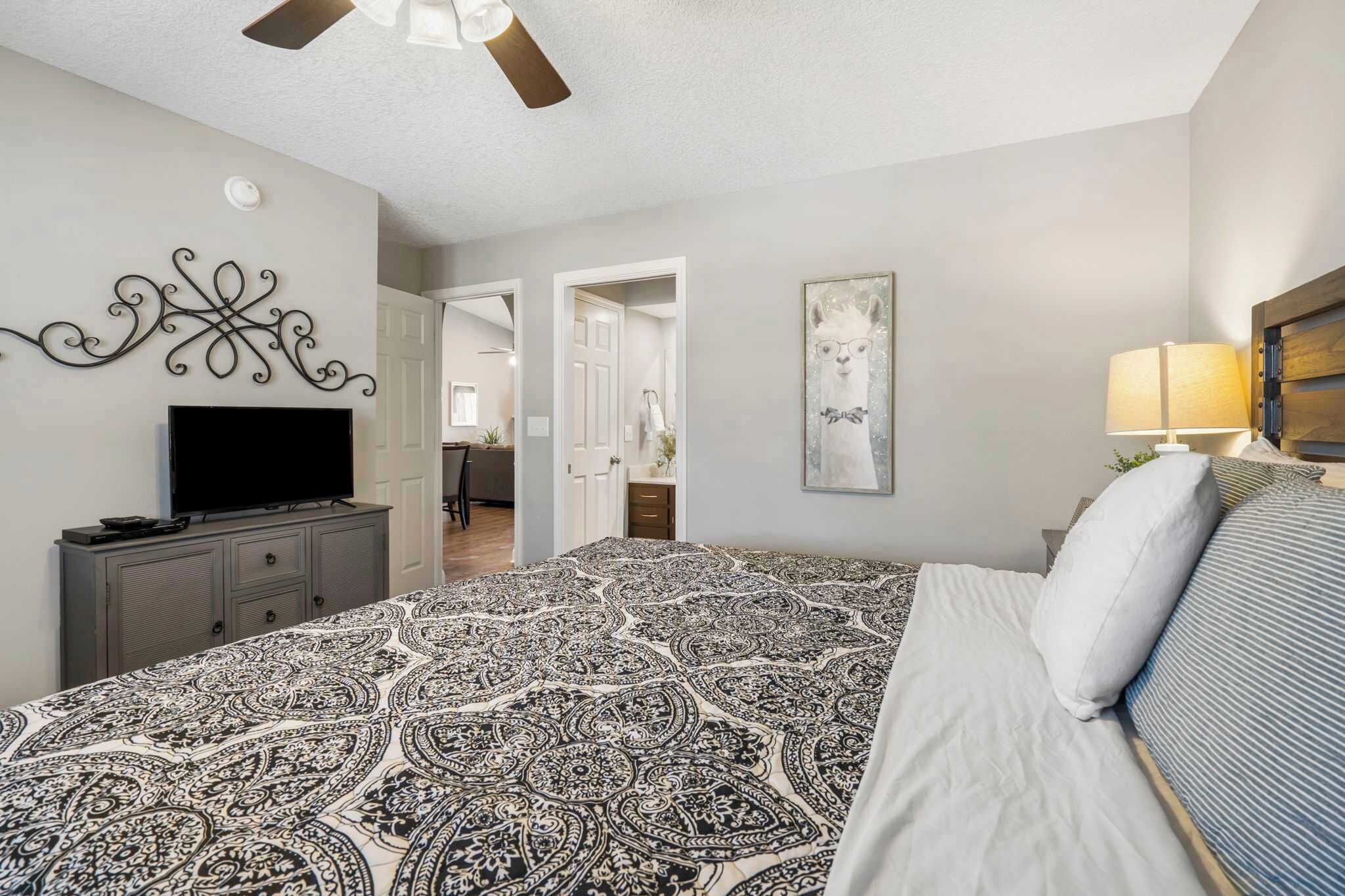 4 bedrooms, iron/ironing board, travel crib, WiFi