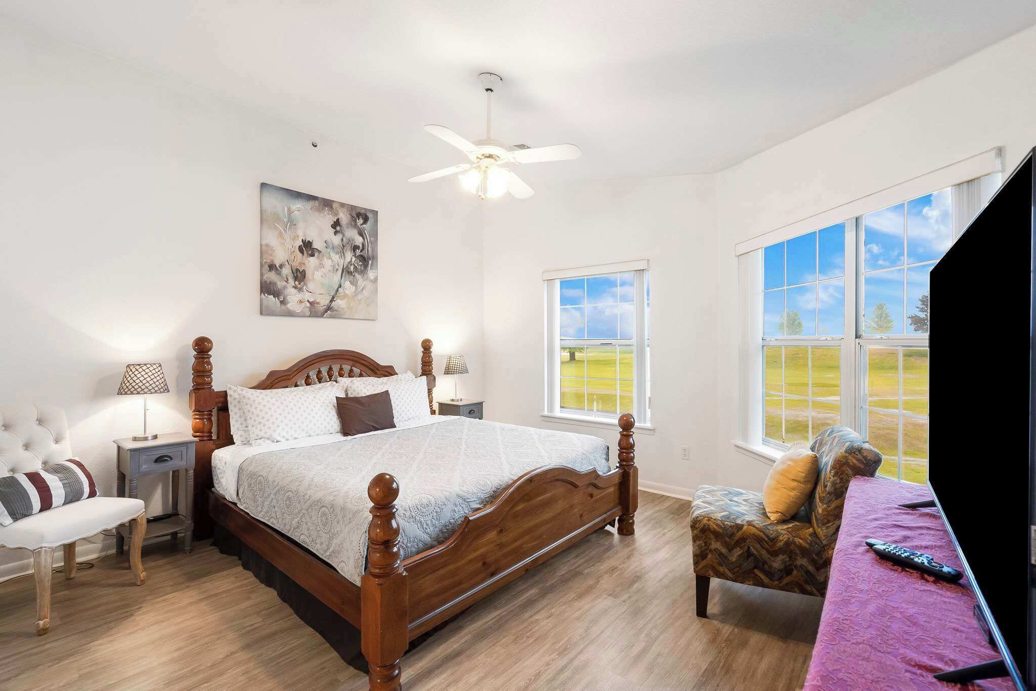 2 bedrooms, iron/ironing board, travel crib, WiFi