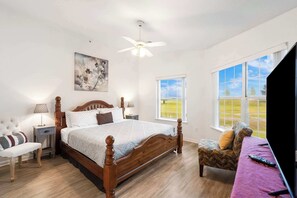 2 bedrooms, iron/ironing board, travel crib, WiFi