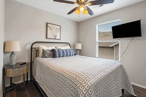 3 bedrooms, iron/ironing board, travel crib, WiFi