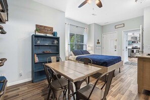 2 bedrooms, iron/ironing board, travel crib, WiFi