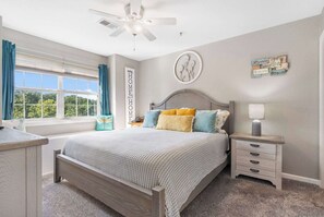 2 bedrooms, iron/ironing board, travel crib, WiFi