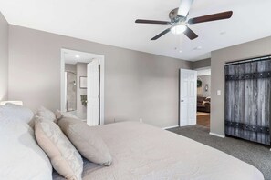 2 bedrooms, iron/ironing board, travel cot, WiFi