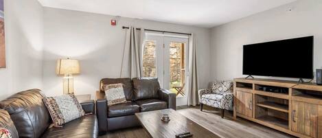 Télévision, lecteur de DVD, espaces bureaux