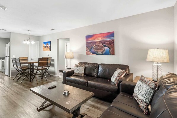 TV, DVD player, offices