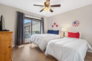 3 bedrooms, iron/ironing board, travel cot, WiFi