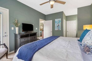 2 bedrooms, iron/ironing board, travel cot, WiFi