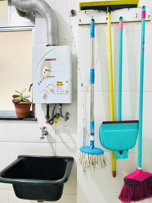 Handdoeken, zeep, toiletpapier