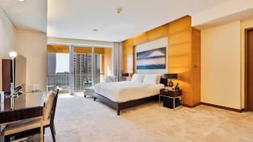 Holistay Kempinski Central Avenue Deluxe Studio with Burj Khalifa View | Sala de estar | Brinquedos