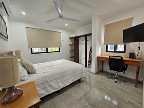 2 soveværelser, skrivebord, strygejern/strygebræt, Wi-Fi