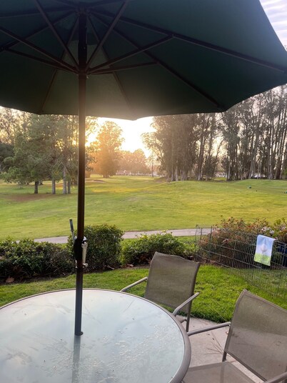 Blacklake Golf Course on 9th green, three-bedroom pet friendly condo, Nipomo, CA