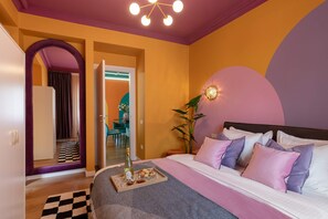 Deluxe Apartment, Balcony, City View | 3 bedrooms, hypo-allergenic bedding, blackout curtains, free WiFi - Wes Anderson in Bucharest (Bucharest)