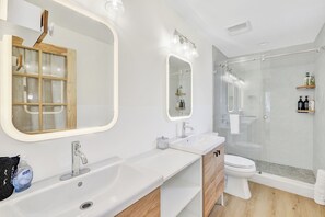 Asciugacapelli, asciugamani, sapone, shampoo