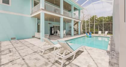 Charming 3-bedroom house in Sanibel with AC and WiFi a short walk to the beach
