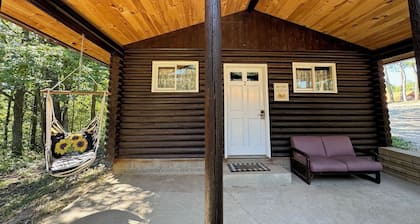 Charming log cabin on a quiet back road to get away from it all and enjoy nature