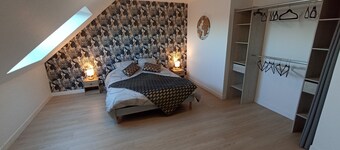 New house on the Pink Granite Coast, 3 minutes from the beach