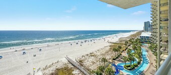 Large Balcony & Beachfront | Parking Included | Outdoor Pool | My Beach Getaways