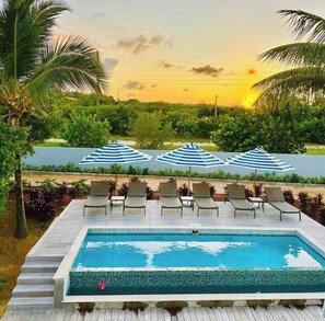 Pool - Anguilla's "place to be" in a deluxe villa on upscale Meads Bay beach (West End)