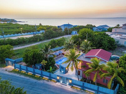 Anguilla's "place to be" spacious 5-bedroom villa on upscale Meads Bay beach 