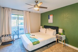 Apartamento premium, 2 quartos, para não fumantes, cozinha | 2 quartos, escrivaninha, espaço de trabalho para notebook