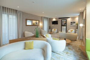 Sitteområde i lobbyen