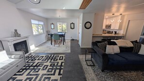 TV connectée, cheminée