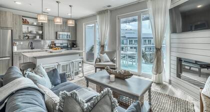 The Pointe on 30A-2bed+bunks, walk to Rosemary and the beach!