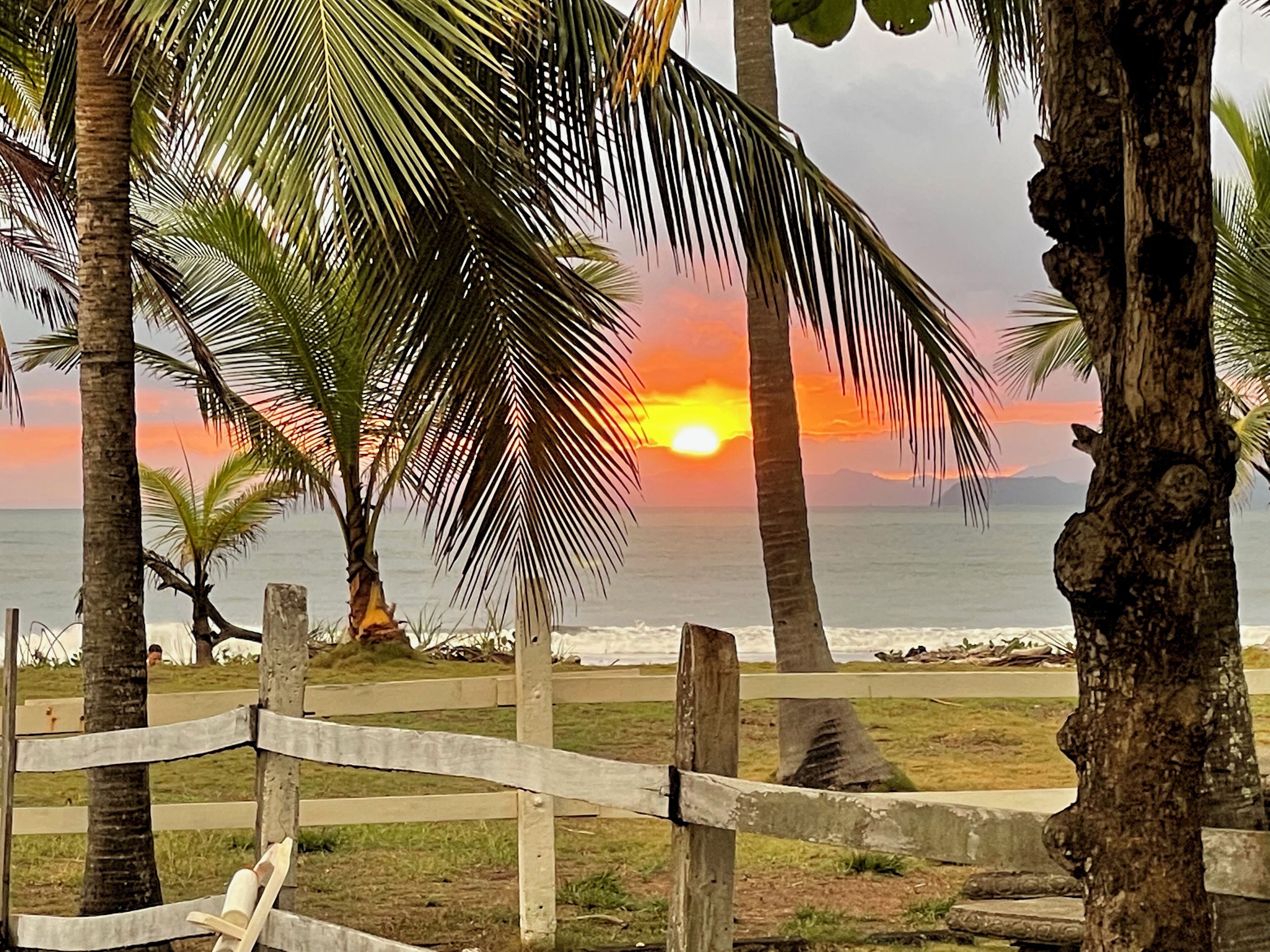 Sunset from back yard