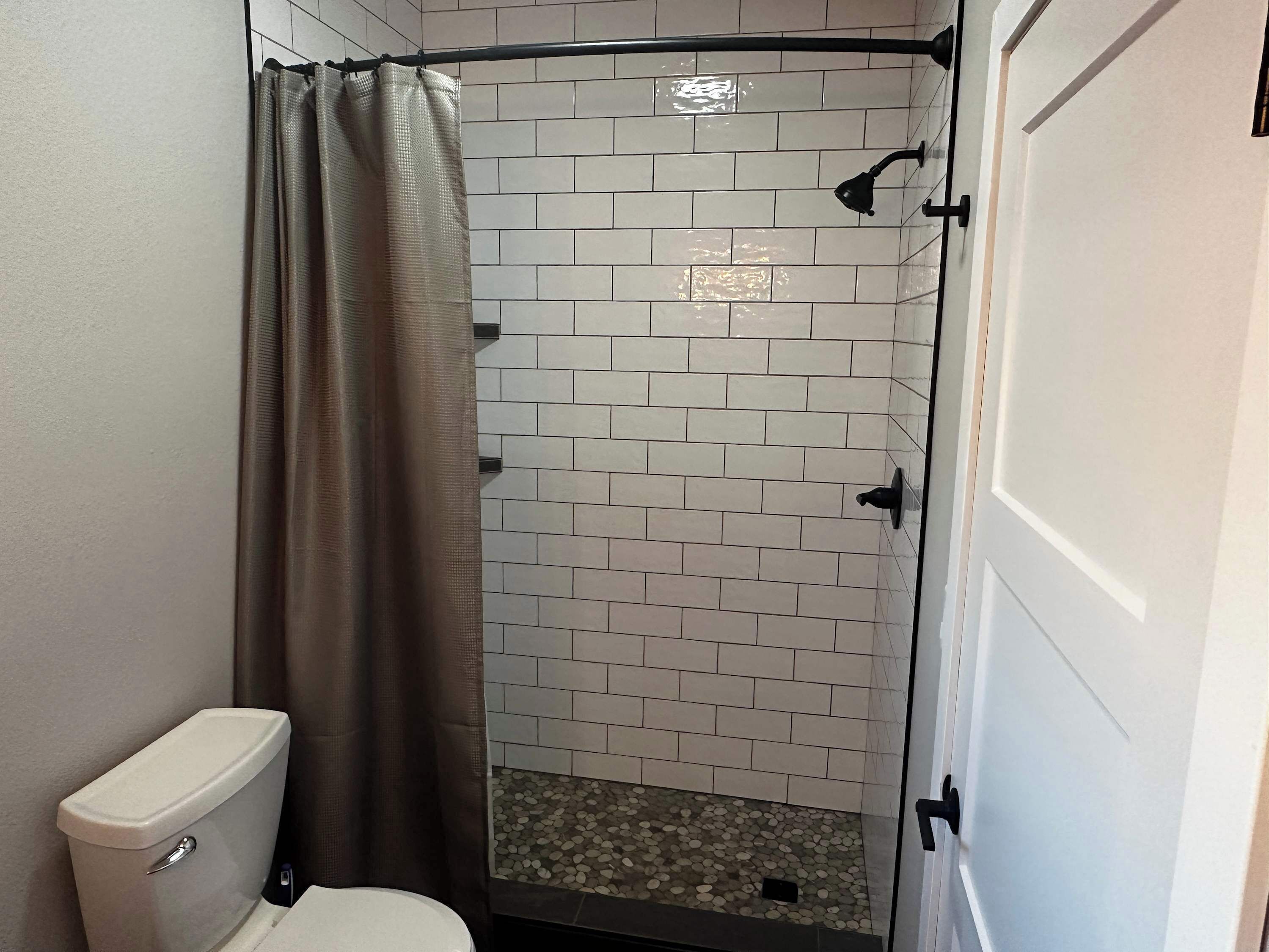 Shower, towels