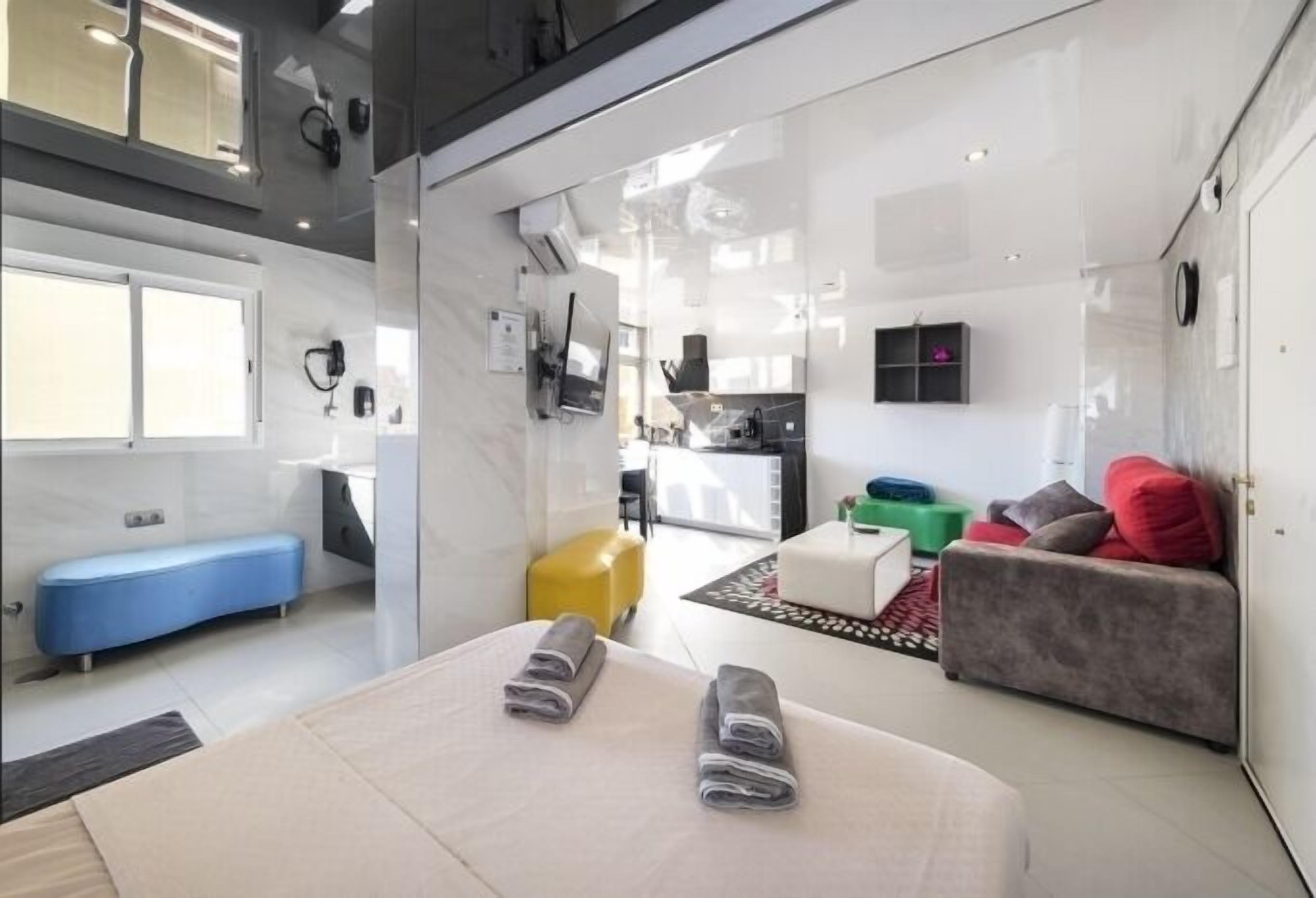 1 bedroom, iron/ironing board, Internet, bed sheets