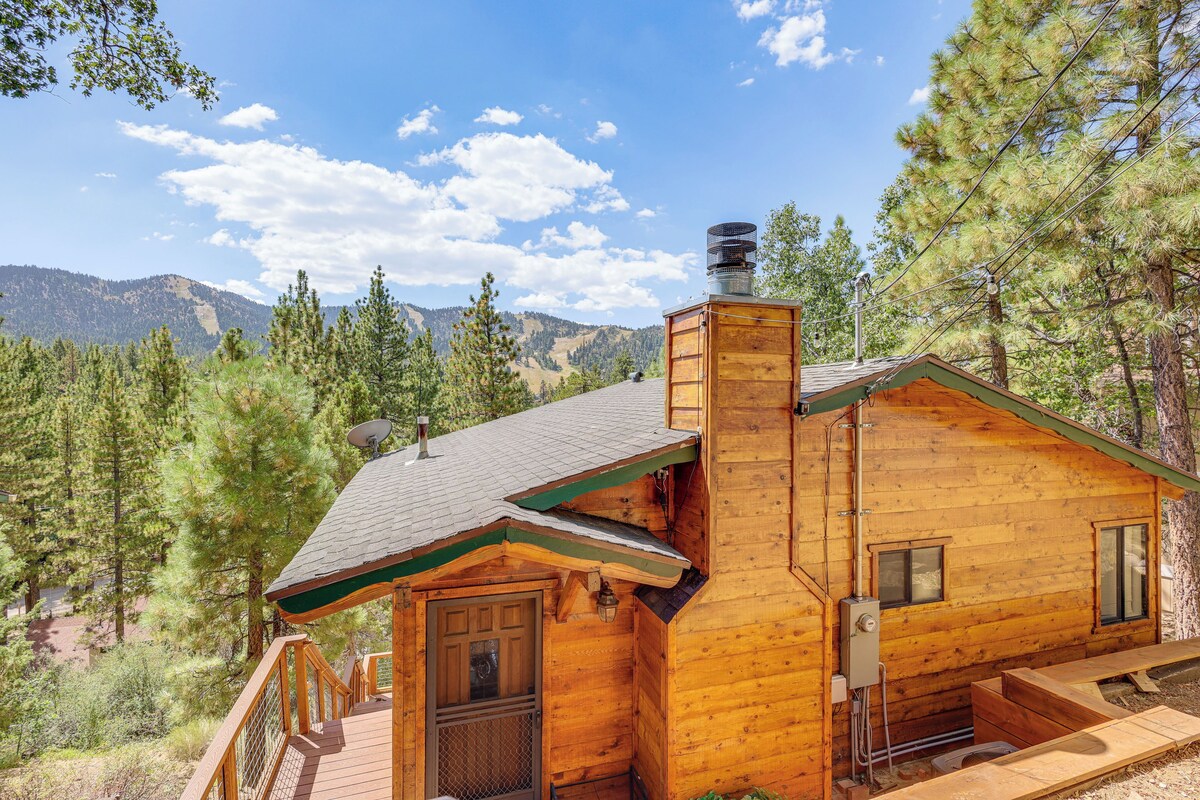 1 Mi to Skiing: Mtn-View Cabin in Big Bear Lake
