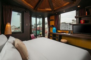 Junior Double or Twin Room, Balcony, City View | City view - Kecho Legacy Hotel & Spa (Hanoi)
