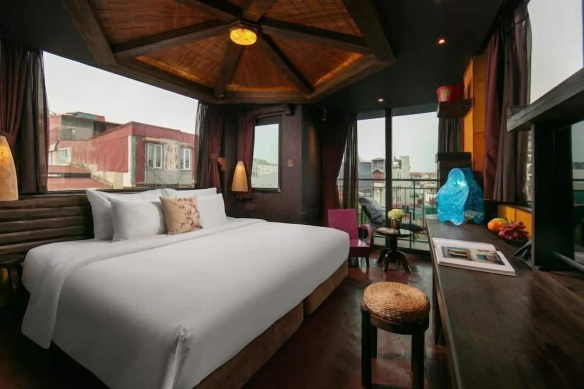 Ropa de cama de alta calidad y minibar