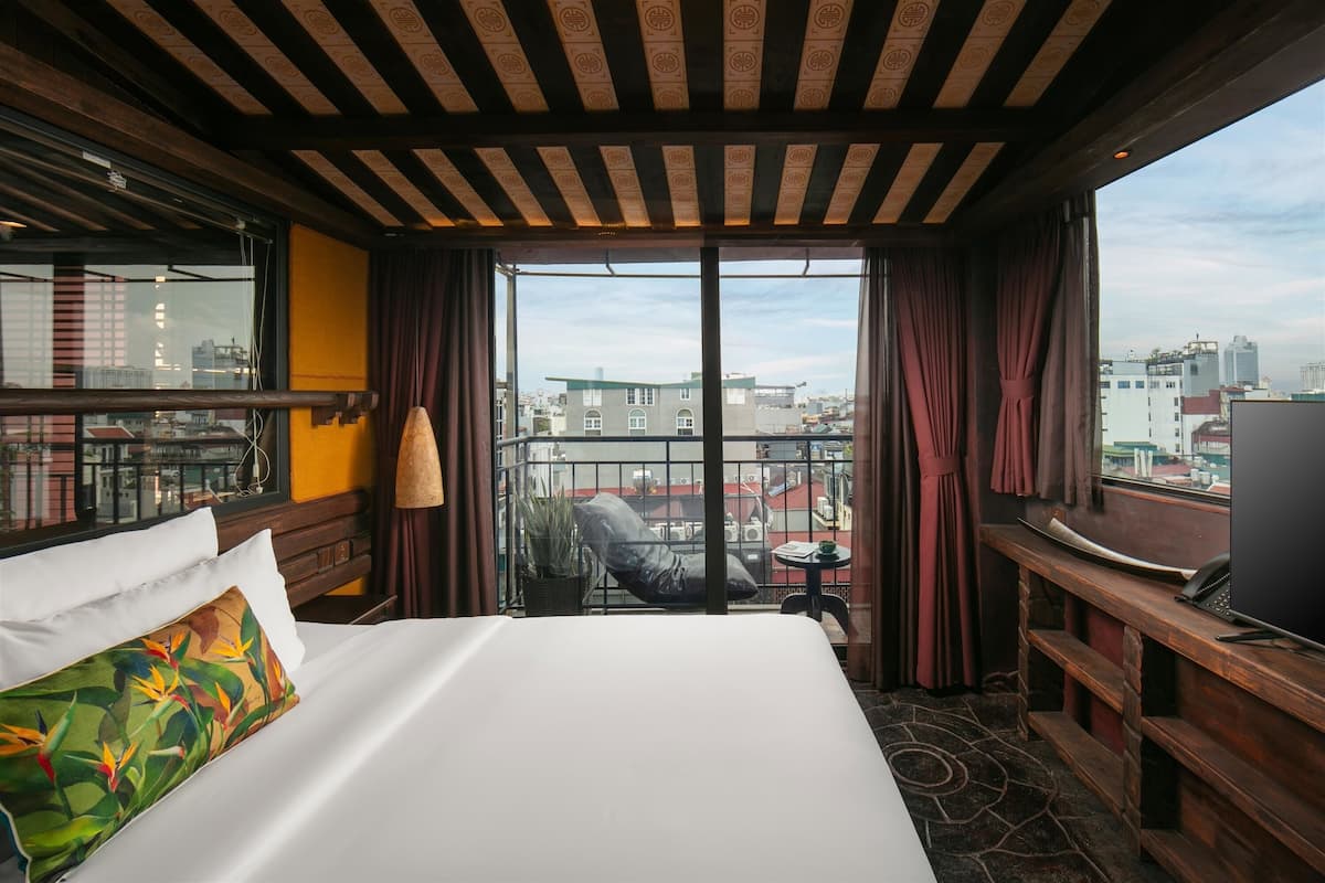 Suite studio exécutive, balcon, vue sur la ville | Vue sur la ville